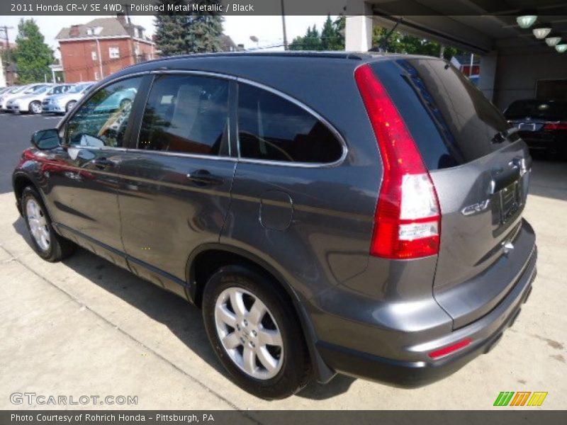 Polished Metal Metallic / Black 2011 Honda CR-V SE 4WD
