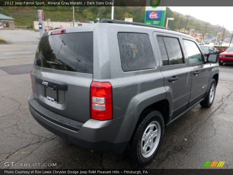 Mineral Gray Metallic / Dark Slate Gray 2012 Jeep Patriot Sport