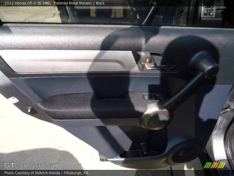 Polished Metal Metallic / Black 2011 Honda CR-V SE 4WD