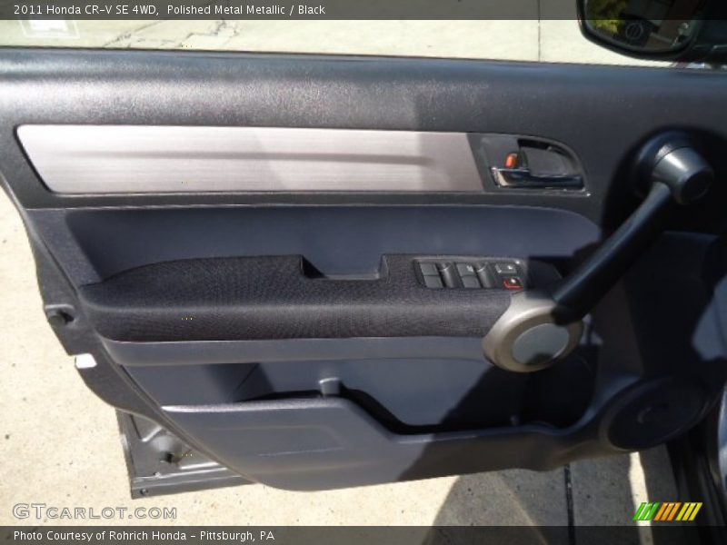 Polished Metal Metallic / Black 2011 Honda CR-V SE 4WD