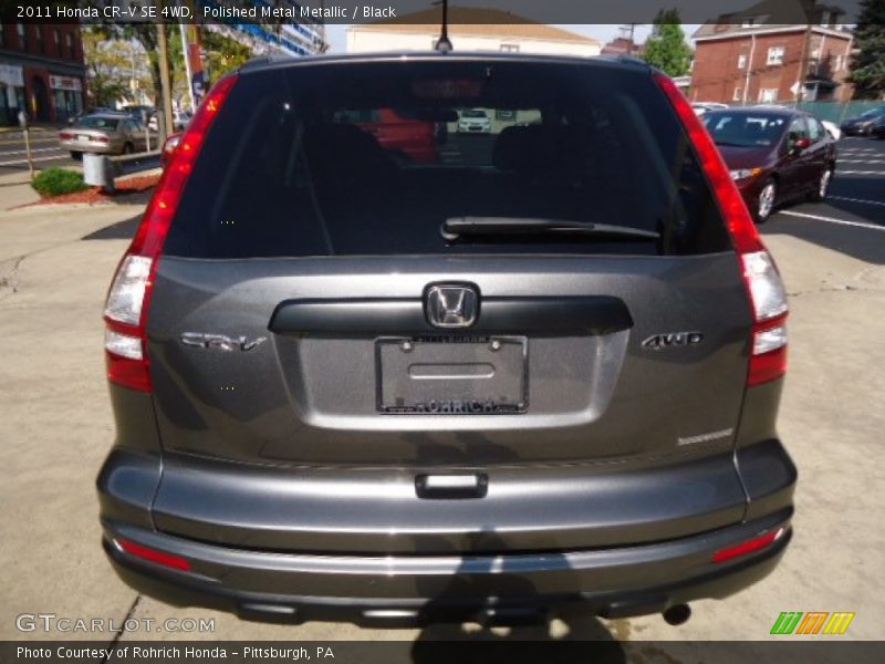Polished Metal Metallic / Black 2011 Honda CR-V SE 4WD