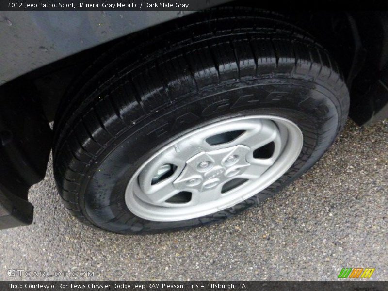 Mineral Gray Metallic / Dark Slate Gray 2012 Jeep Patriot Sport