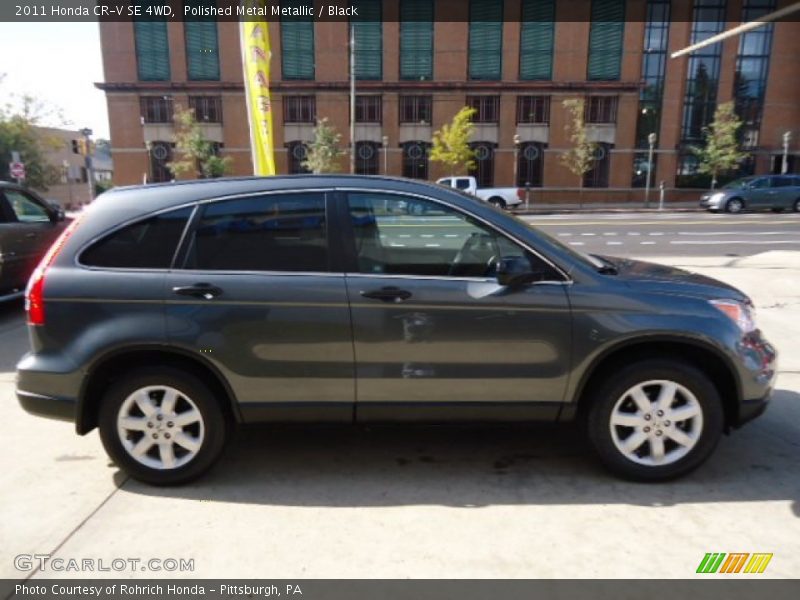 Polished Metal Metallic / Black 2011 Honda CR-V SE 4WD