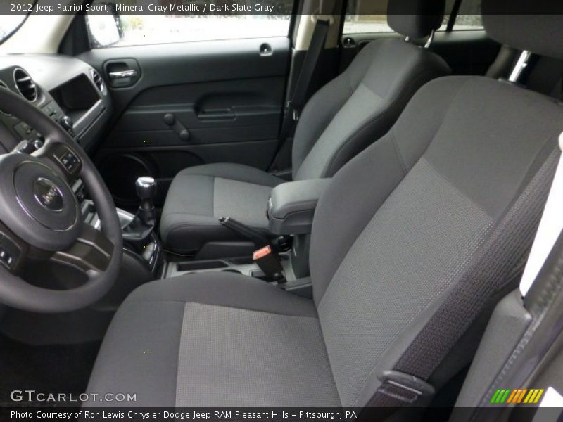 Mineral Gray Metallic / Dark Slate Gray 2012 Jeep Patriot Sport