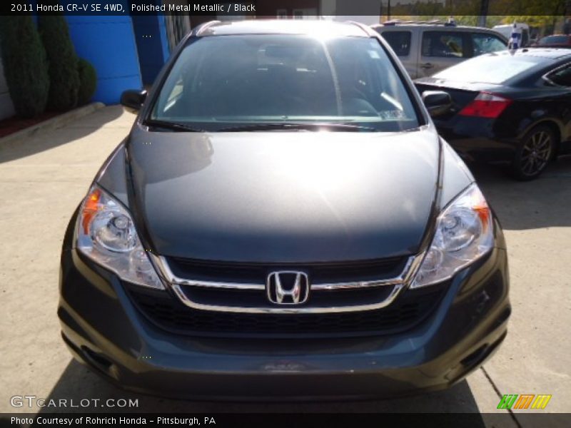 Polished Metal Metallic / Black 2011 Honda CR-V SE 4WD