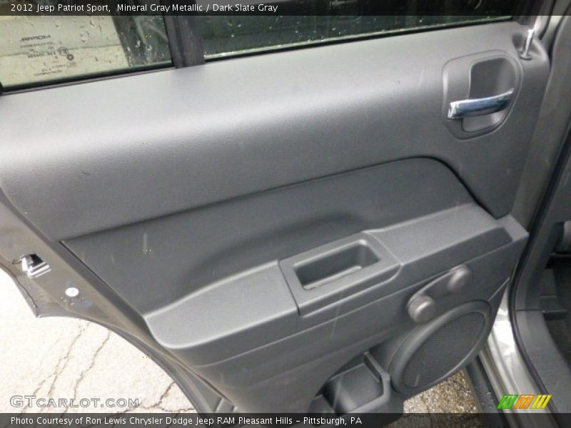 Mineral Gray Metallic / Dark Slate Gray 2012 Jeep Patriot Sport