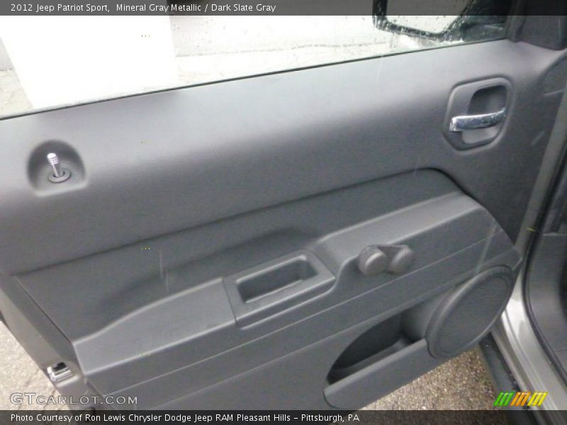 Mineral Gray Metallic / Dark Slate Gray 2012 Jeep Patriot Sport