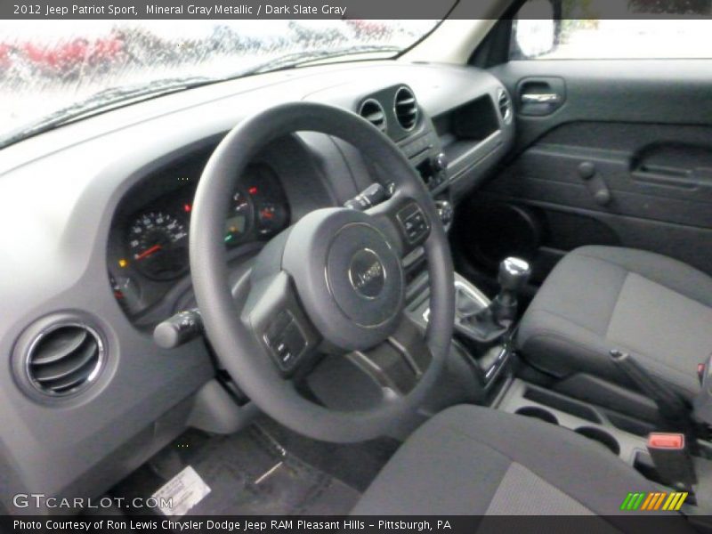 Mineral Gray Metallic / Dark Slate Gray 2012 Jeep Patriot Sport