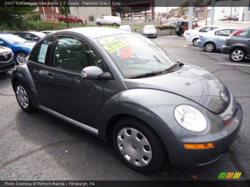 Platinum Grey / Grey 2007 Volkswagen New Beetle 2.5 Coupe