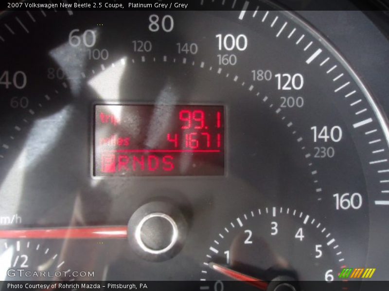 Platinum Grey / Grey 2007 Volkswagen New Beetle 2.5 Coupe
