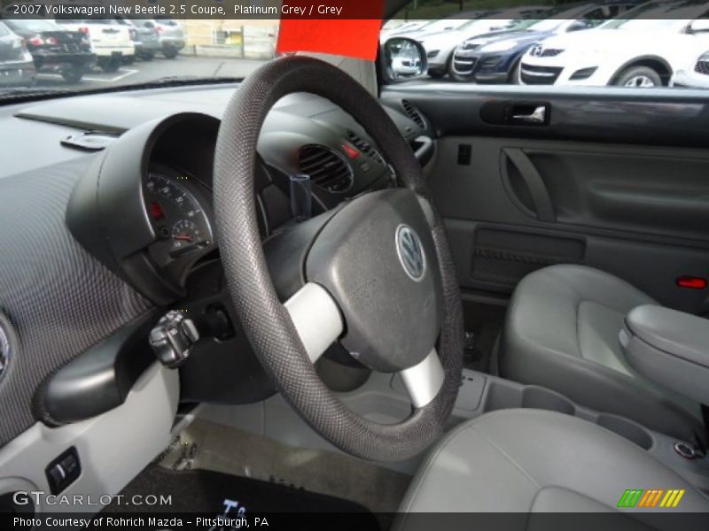 Platinum Grey / Grey 2007 Volkswagen New Beetle 2.5 Coupe