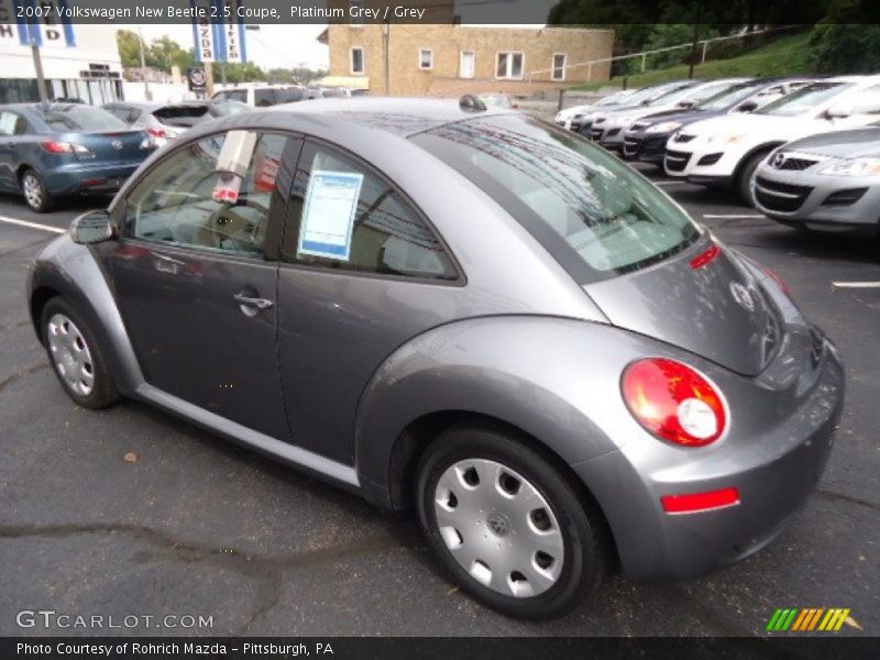 Platinum Grey / Grey 2007 Volkswagen New Beetle 2.5 Coupe