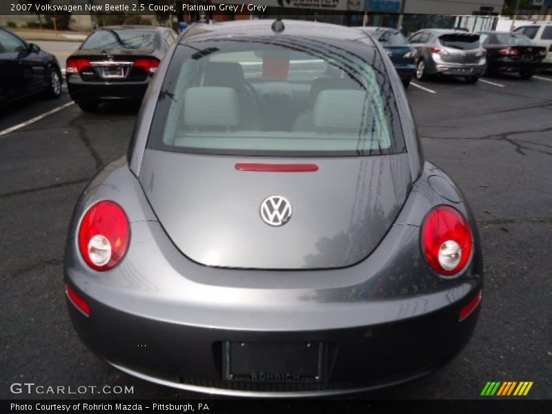 Platinum Grey / Grey 2007 Volkswagen New Beetle 2.5 Coupe