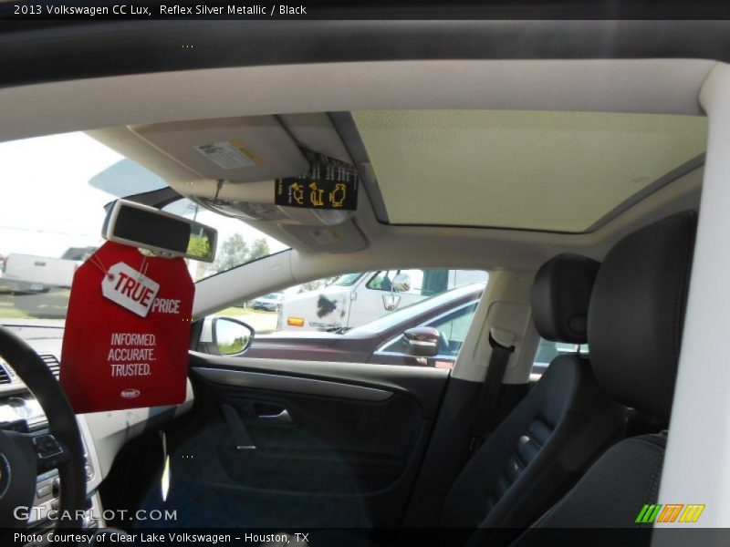 Reflex Silver Metallic / Black 2013 Volkswagen CC Lux