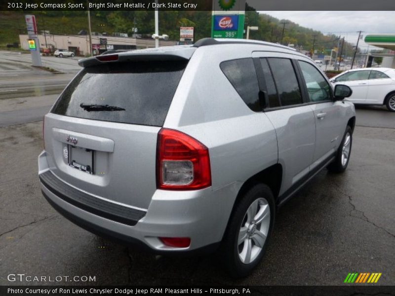 Bright Silver Metallic / Dark Slate Gray 2012 Jeep Compass Sport