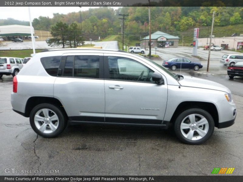 Bright Silver Metallic / Dark Slate Gray 2012 Jeep Compass Sport