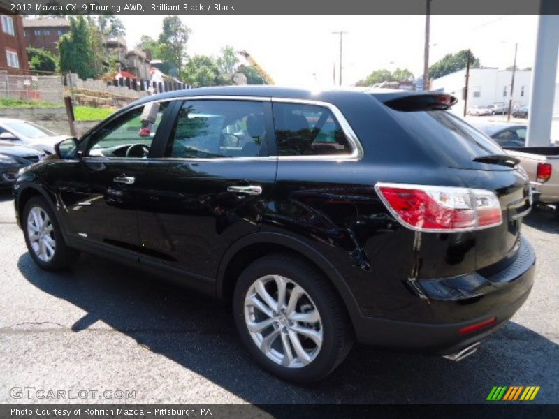 Brilliant Black / Black 2012 Mazda CX-9 Touring AWD