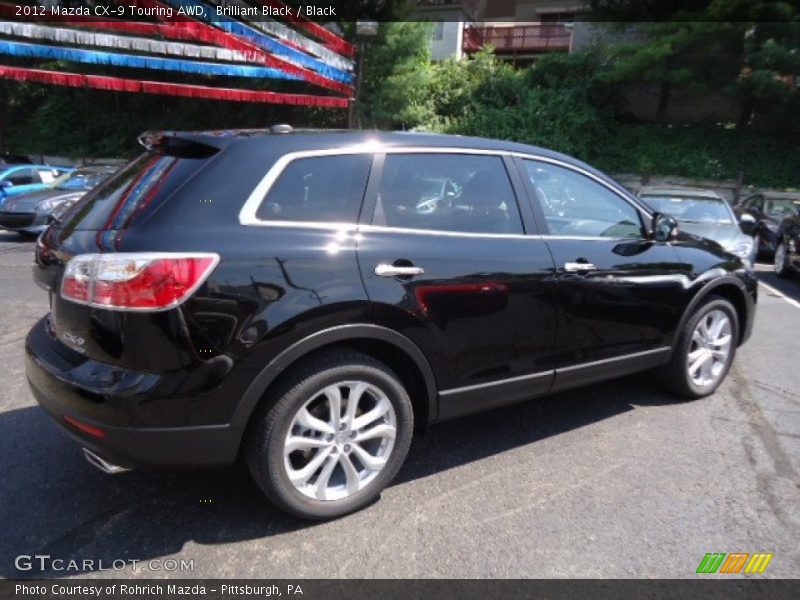 Brilliant Black / Black 2012 Mazda CX-9 Touring AWD