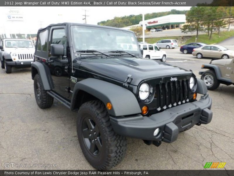 Front 3/4 View of 2012 Wrangler Call of Duty: MW3 Edition 4x4