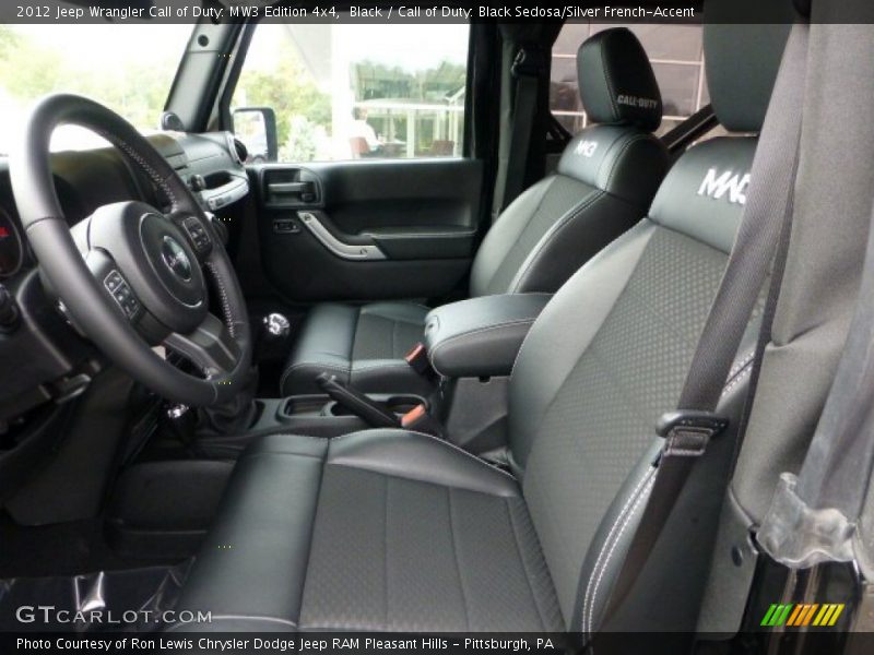  2012 Wrangler Call of Duty: MW3 Edition 4x4 Call of Duty: Black Sedosa/Silver French-Accent Interior