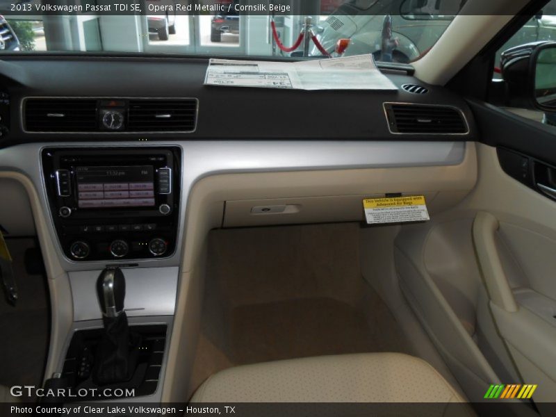 Opera Red Metallic / Cornsilk Beige 2013 Volkswagen Passat TDI SE