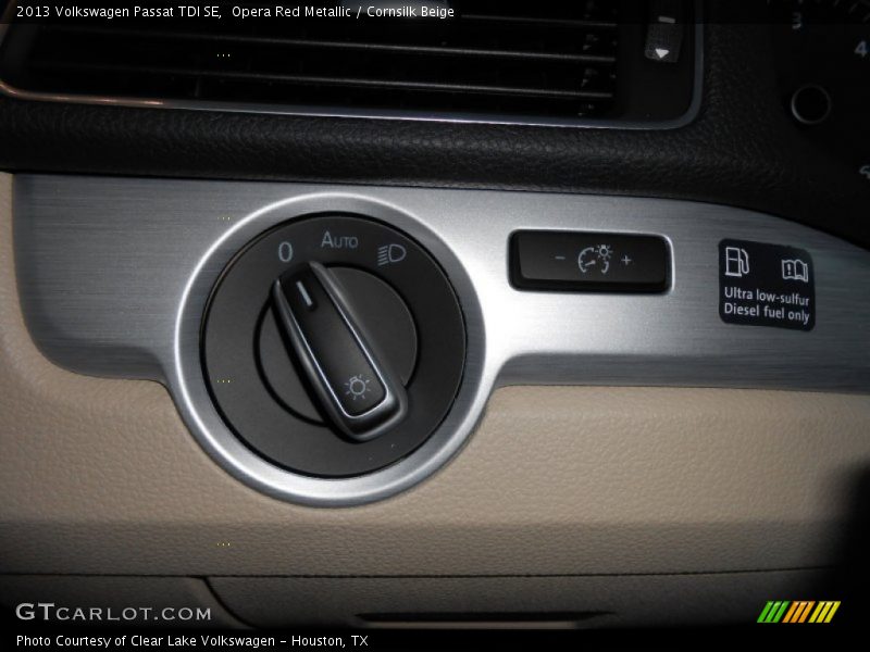 Opera Red Metallic / Cornsilk Beige 2013 Volkswagen Passat TDI SE