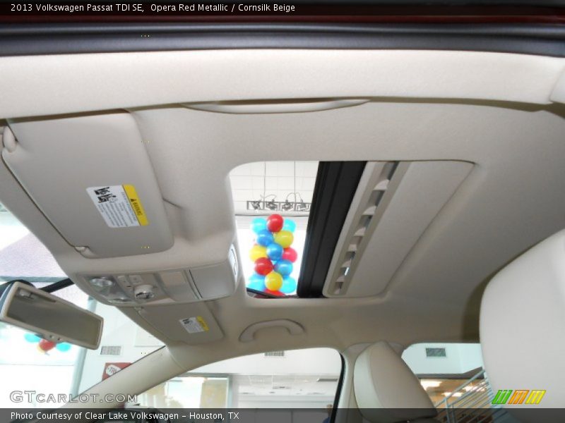 Opera Red Metallic / Cornsilk Beige 2013 Volkswagen Passat TDI SE