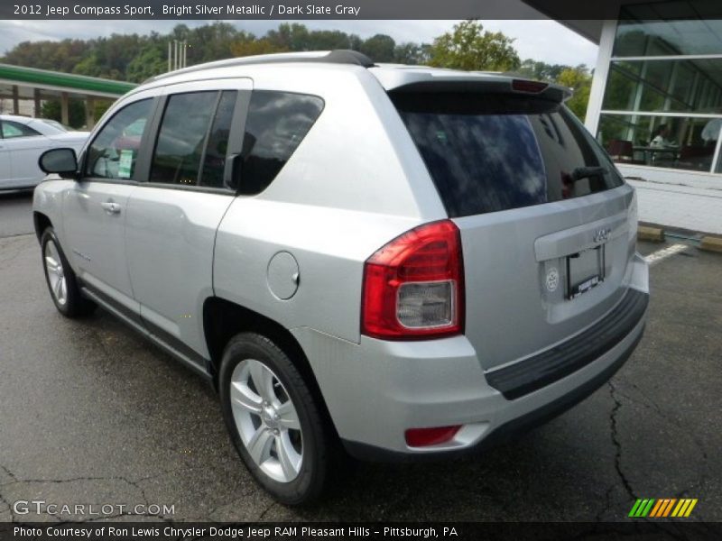 Bright Silver Metallic / Dark Slate Gray 2012 Jeep Compass Sport