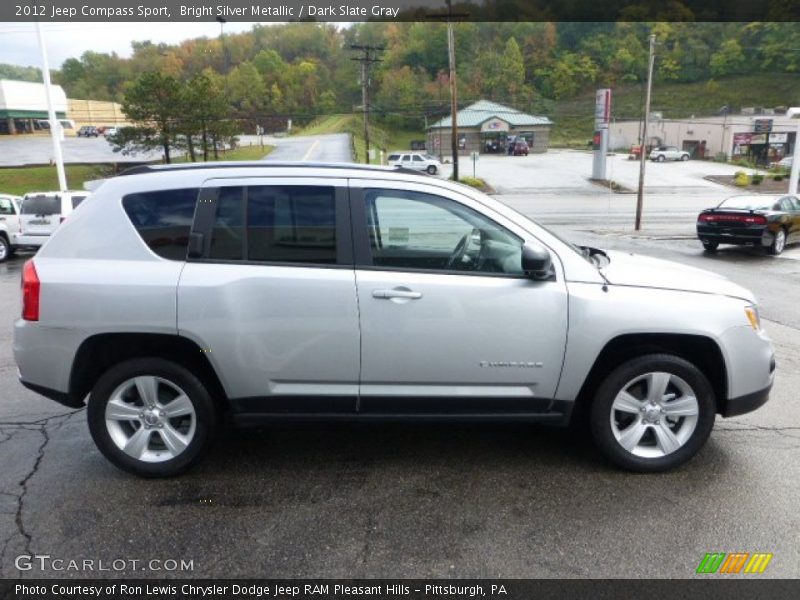 Bright Silver Metallic / Dark Slate Gray 2012 Jeep Compass Sport