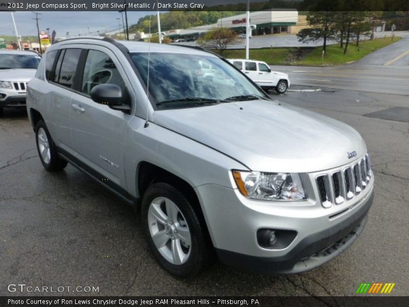 Bright Silver Metallic / Dark Slate Gray 2012 Jeep Compass Sport