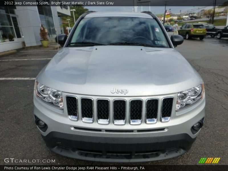 Bright Silver Metallic / Dark Slate Gray 2012 Jeep Compass Sport
