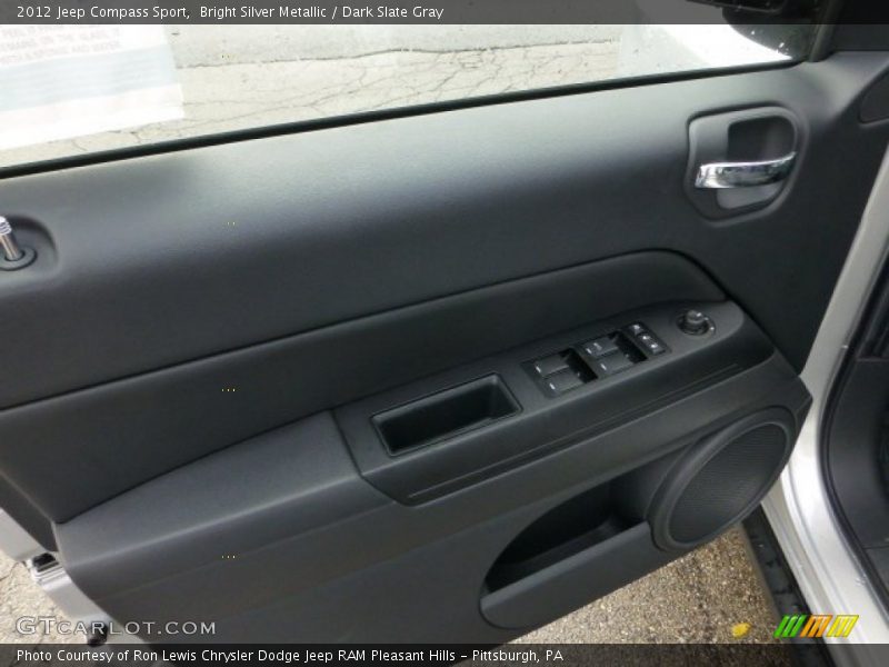 Bright Silver Metallic / Dark Slate Gray 2012 Jeep Compass Sport