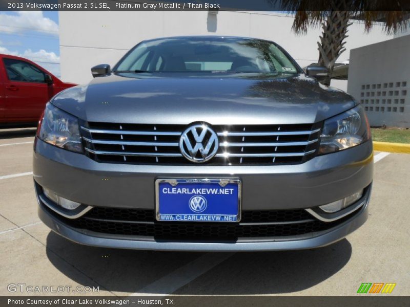 Platinum Gray Metallic / Titan Black 2013 Volkswagen Passat 2.5L SEL