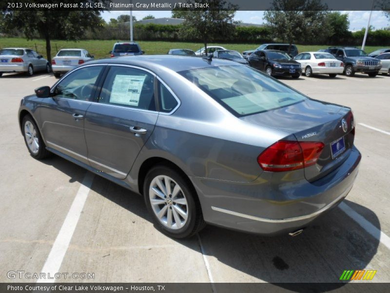 Platinum Gray Metallic / Titan Black 2013 Volkswagen Passat 2.5L SEL