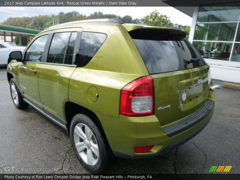 Rescue Green Metallic / Dark Slate Gray 2012 Jeep Compass Latitude 4x4