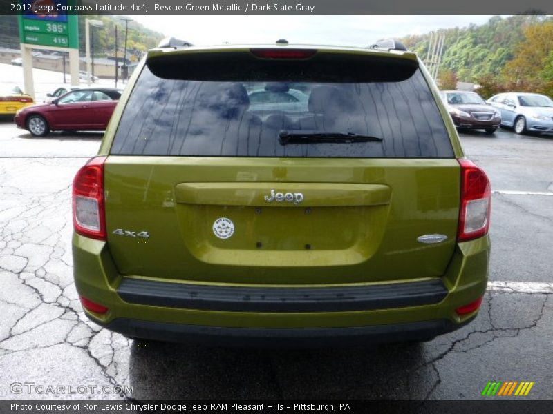 Rescue Green Metallic / Dark Slate Gray 2012 Jeep Compass Latitude 4x4