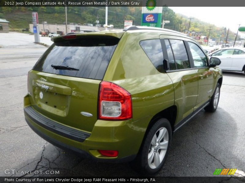 Rescue Green Metallic / Dark Slate Gray 2012 Jeep Compass Latitude 4x4
