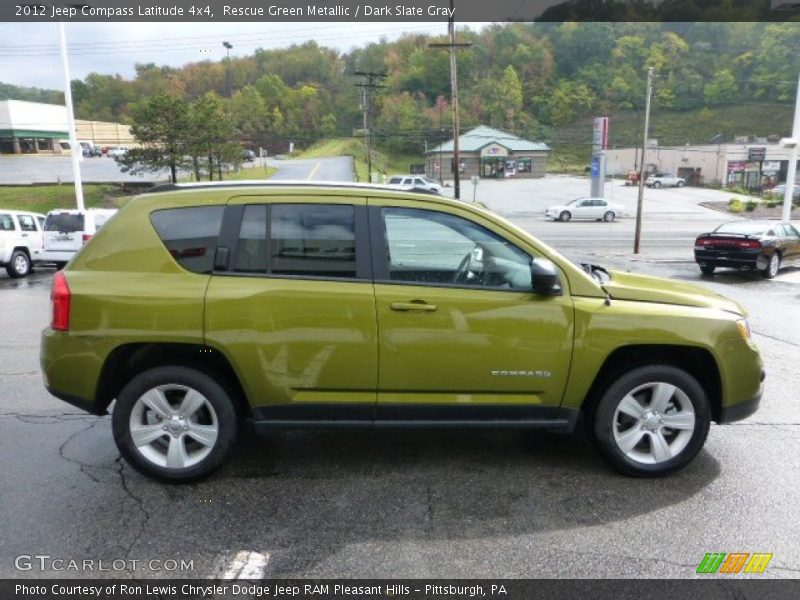 Rescue Green Metallic / Dark Slate Gray 2012 Jeep Compass Latitude 4x4