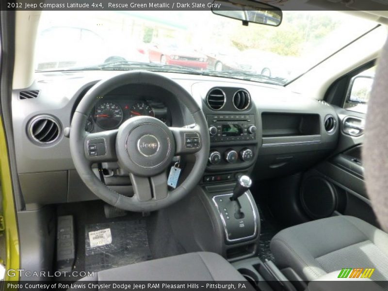 Rescue Green Metallic / Dark Slate Gray 2012 Jeep Compass Latitude 4x4