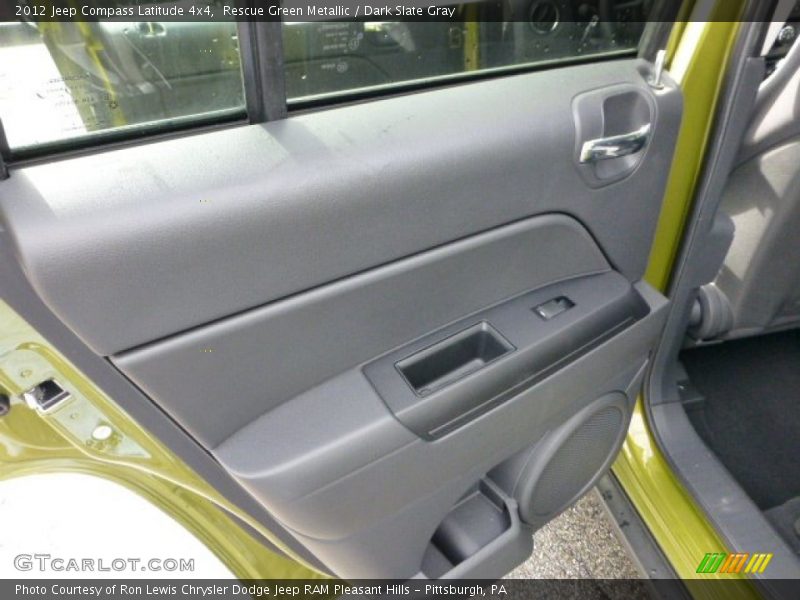 Rescue Green Metallic / Dark Slate Gray 2012 Jeep Compass Latitude 4x4