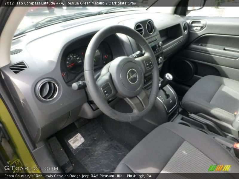 Rescue Green Metallic / Dark Slate Gray 2012 Jeep Compass Latitude 4x4