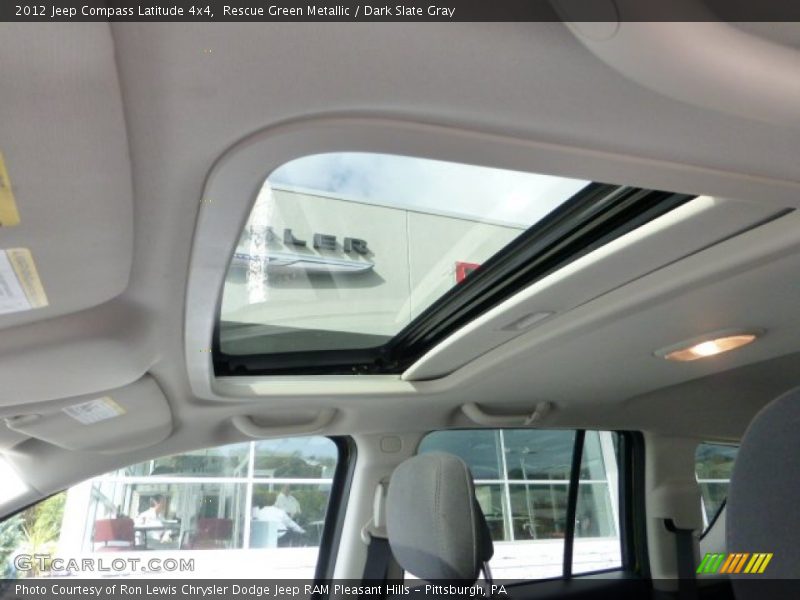 Rescue Green Metallic / Dark Slate Gray 2012 Jeep Compass Latitude 4x4