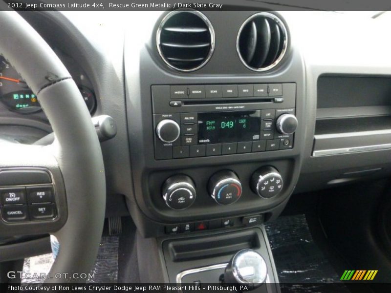 Rescue Green Metallic / Dark Slate Gray 2012 Jeep Compass Latitude 4x4