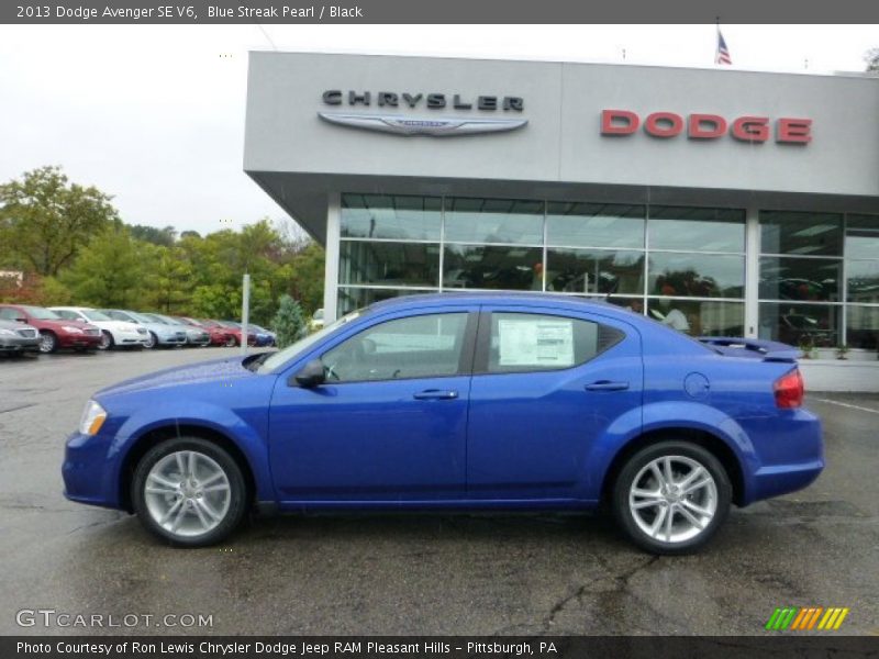  2013 Avenger SE V6 Blue Streak Pearl