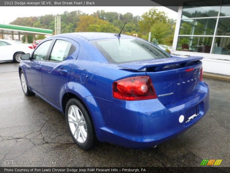  2013 Avenger SE V6 Blue Streak Pearl