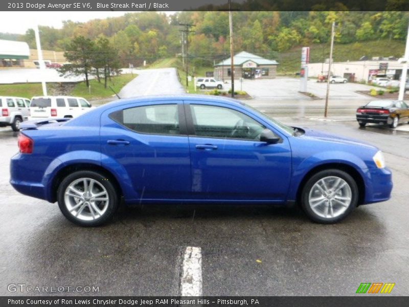  2013 Avenger SE V6 Blue Streak Pearl
