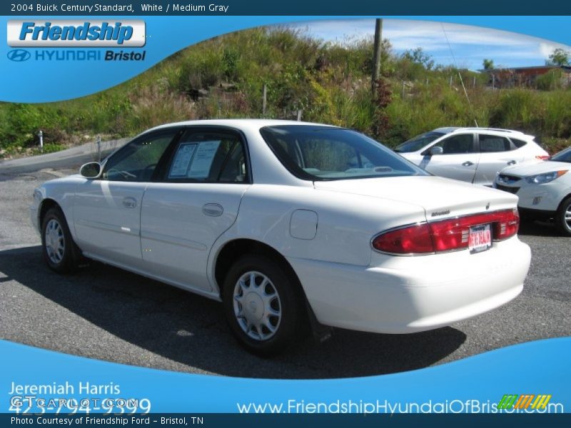 White / Medium Gray 2004 Buick Century Standard