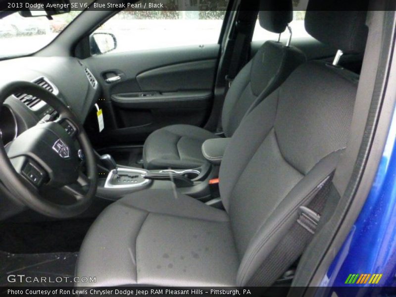 Front Seat of 2013 Avenger SE V6