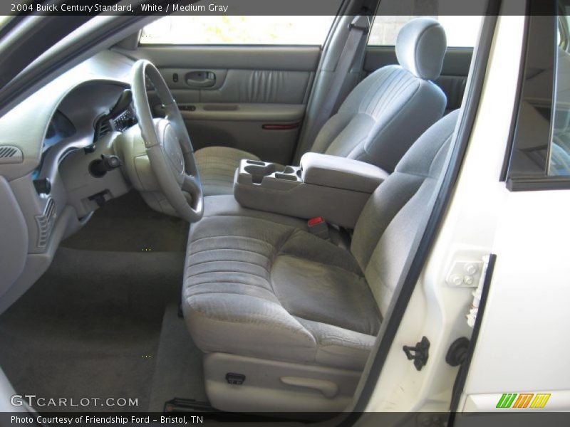 White / Medium Gray 2004 Buick Century Standard