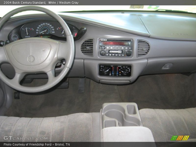 White / Medium Gray 2004 Buick Century Standard